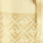 Scialle in seta e lana FF jacquard FXT069 AJW7F1WNP FENDI 