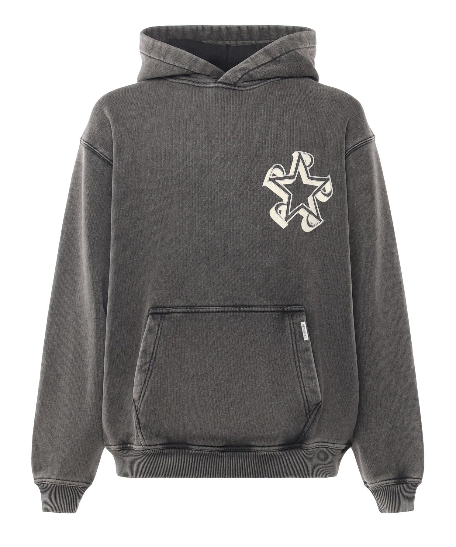 Felpa "Initial Star" in cotone MLM100375 47 REPRESENT 