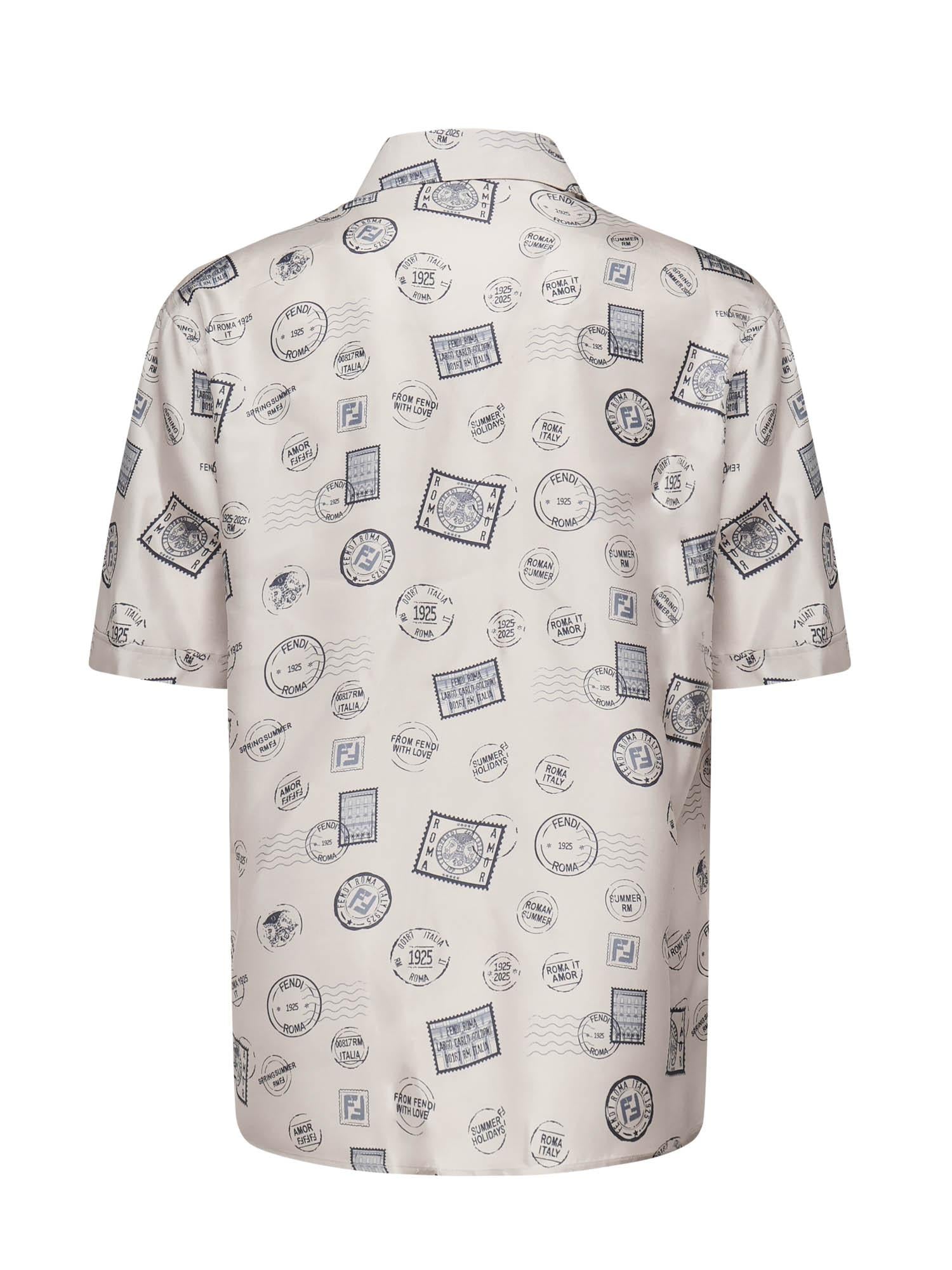 Camicia in seta stampata FS0795 AUVPF0YPK FENDI 