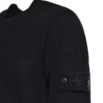 Maglione girocollo in lana con logo L1S155100074 S00FCV0029 STONE ISLAND 