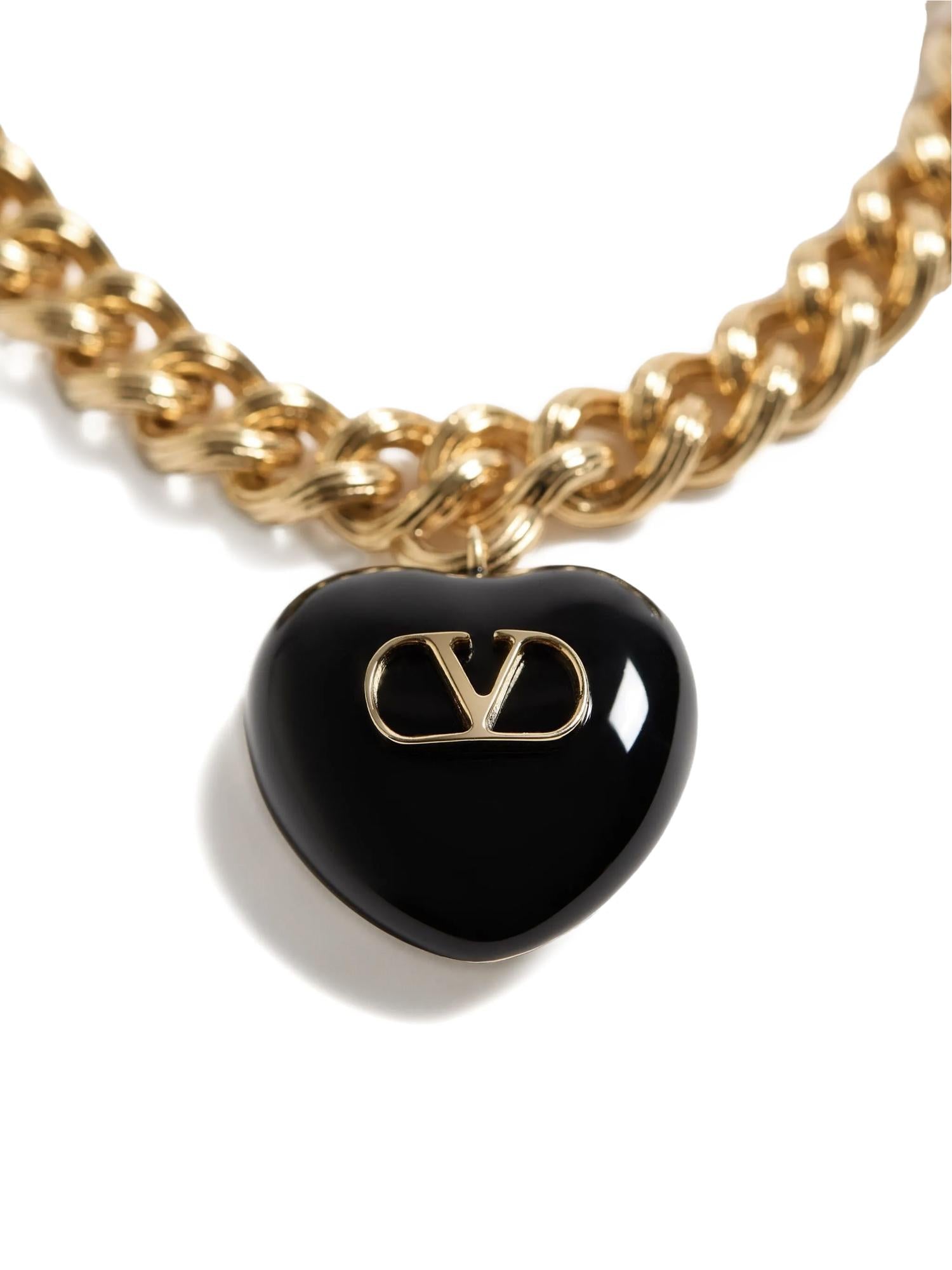 Bracciale Coeur Royal in metallo e smalto 7W2J0AD4 MJP0RN VALENTINO GARAVANI 
