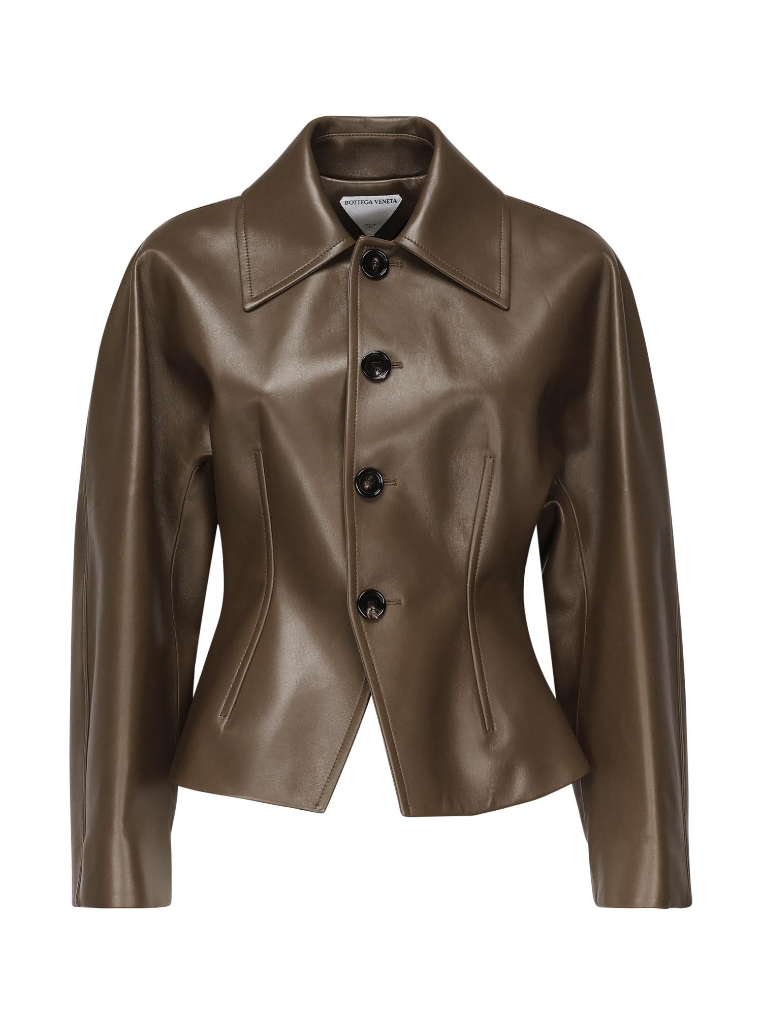 Giacca in pelle 837573 V5BX02637 BOTTEGA VENETA 