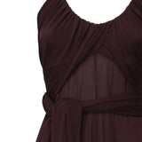 Abito lungo incrociato AA9R2707J050B 332 ALAIA 