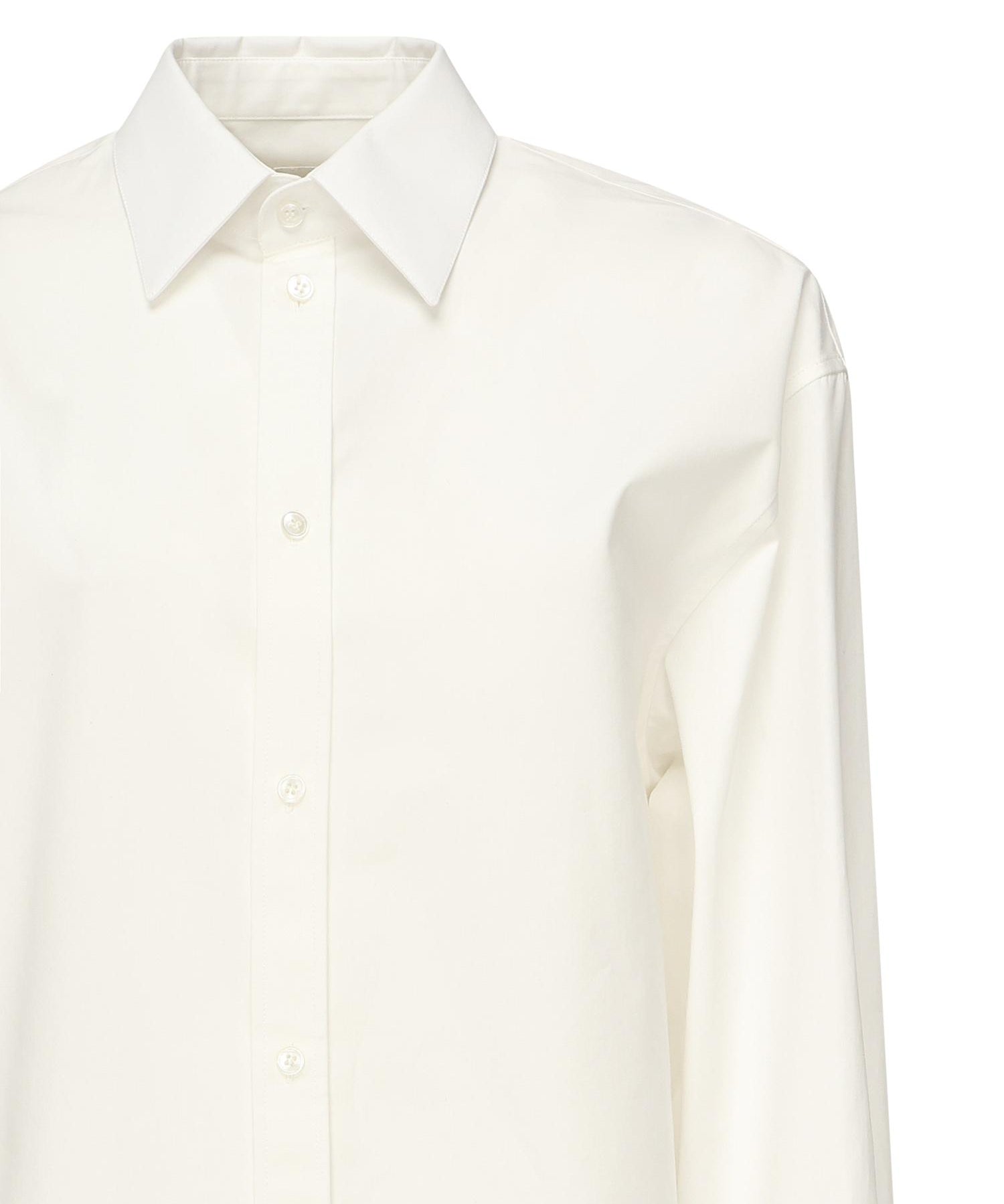 Camicia Cassandre in popeline di cotone 832339 Y1J619601 SAINT LAURENT 