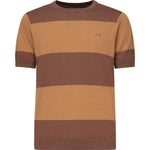 T-shirt a righe con logo K35129 0876 SUN 68 