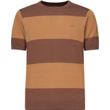 T-shirt a righe con logo K35129 0876 SUN 68 