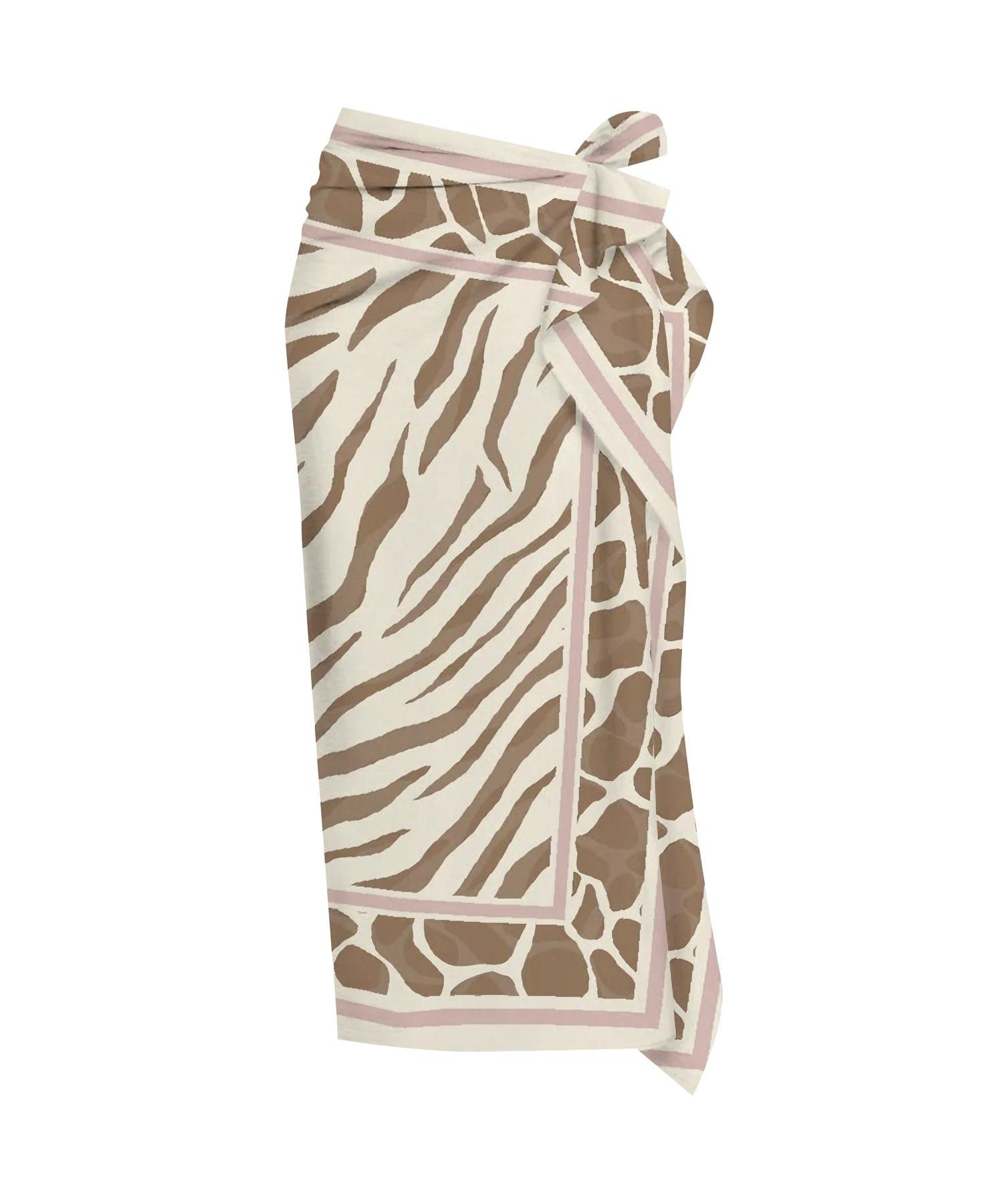 Pareo lungo Thaiti in misto cotone e seta TAIT001 09738L MC2 SAINT BARTH 