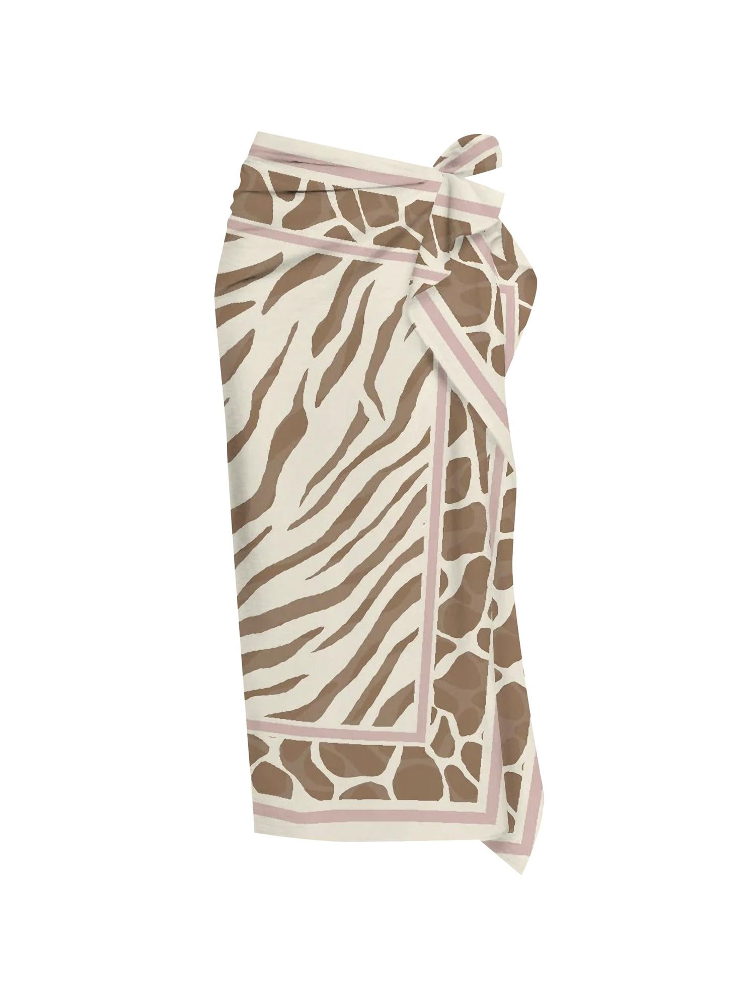 Pareo lungo Thaiti in misto cotone e seta TAIT001 09738L MC2 SAINT BARTH 