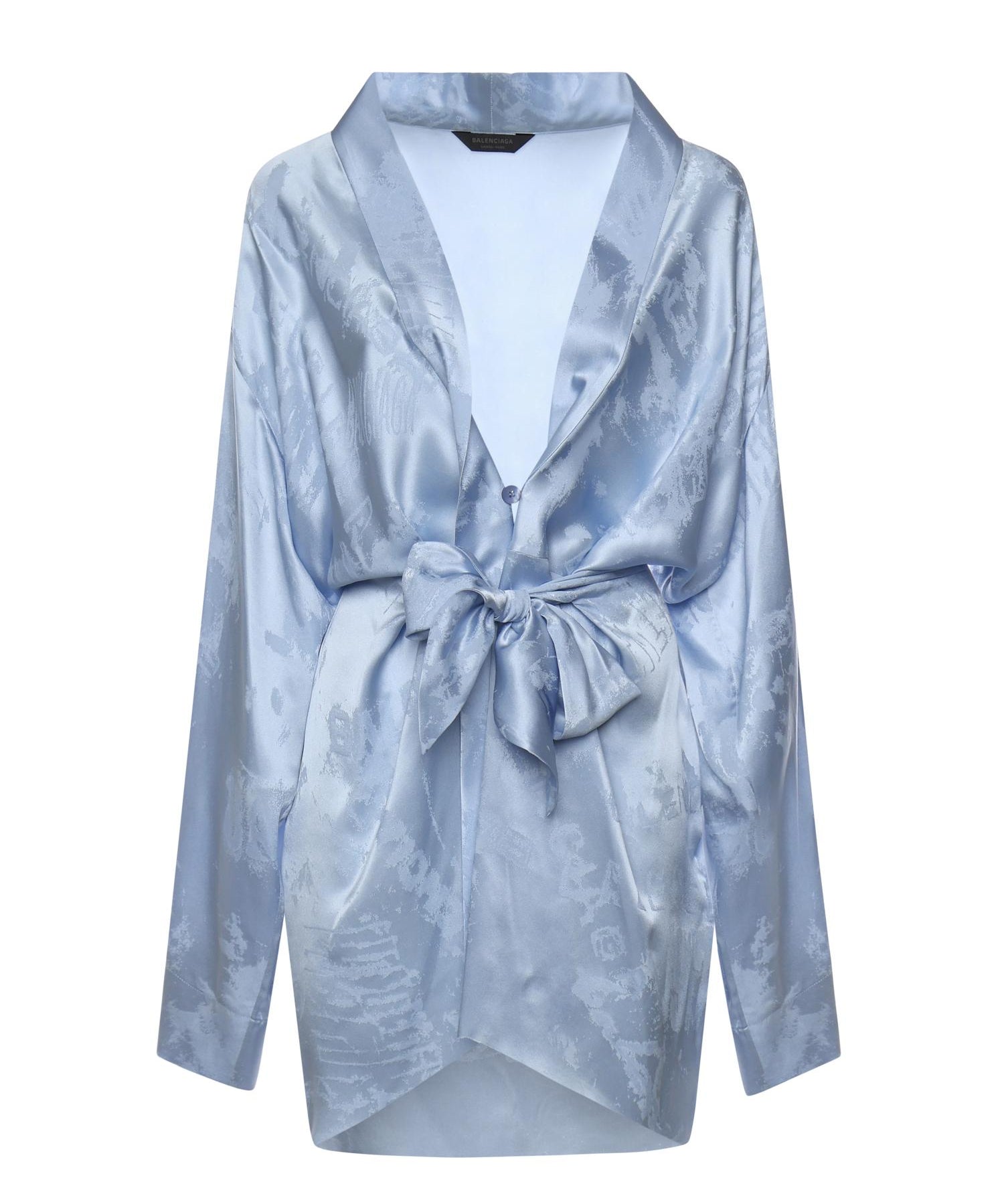 Abito a portafoglio in seta jacquard 857327 TTN105840 BALENCIAGA 