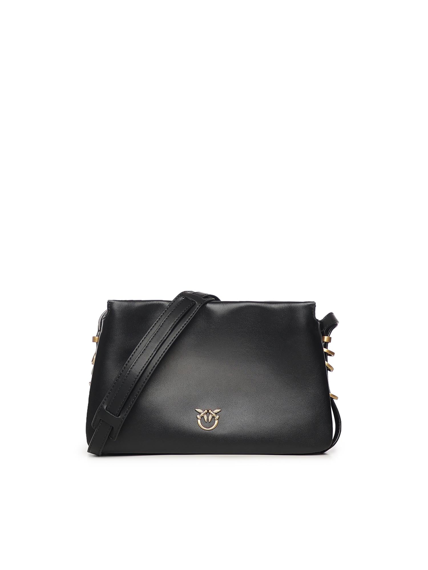 Borsa a tracolla Mini One, Two, Three Bag in pelle<BR/> 105883 A0QOZ99Q PINKO 