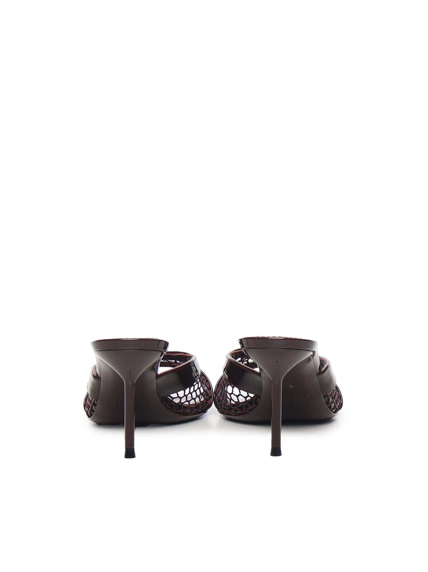 Mule Lidia in vernice PX1632XVNMS ROUGE NOIR-DARK ROUGE NOIR PARIS TEXAS 