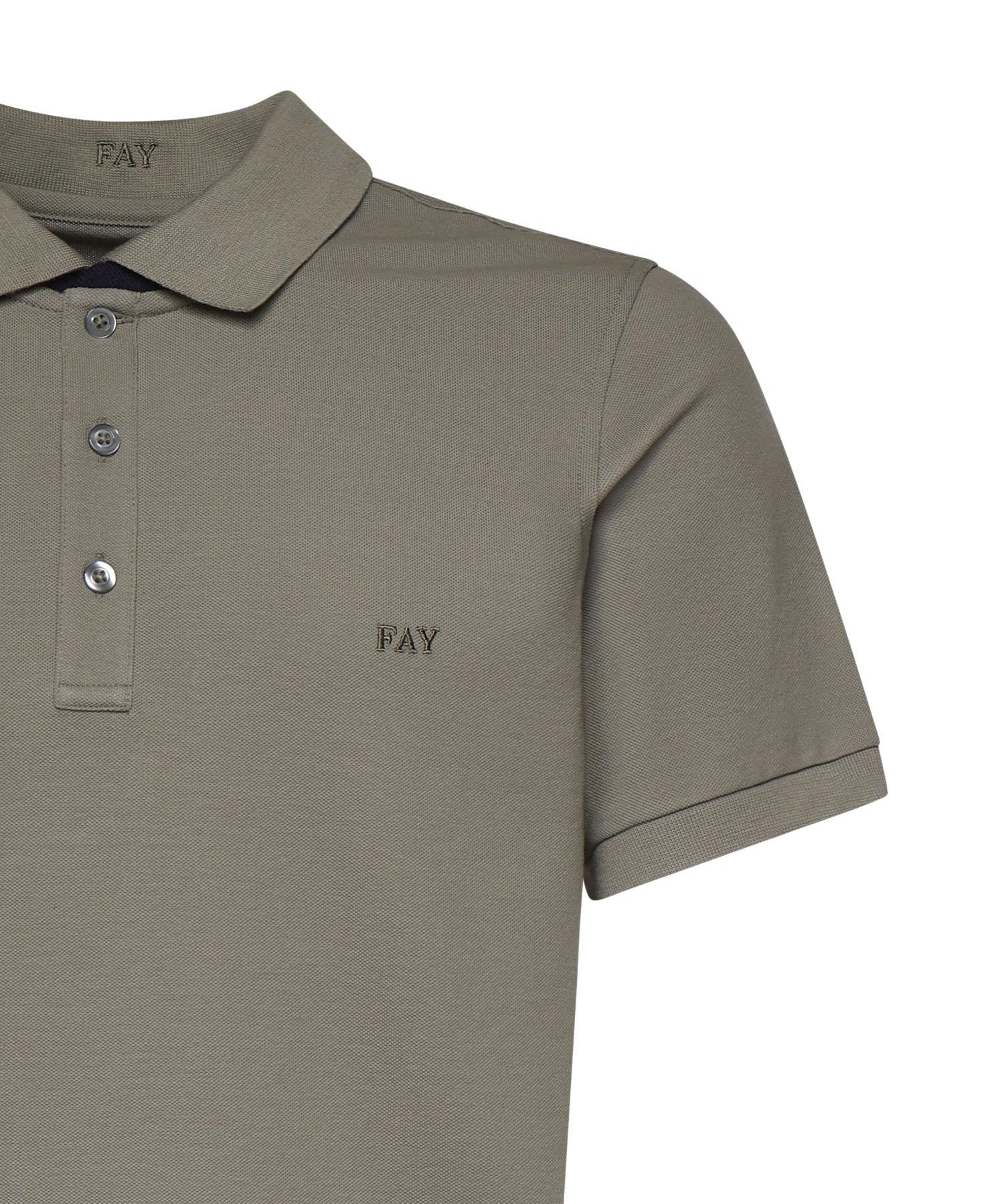 Polo in piquet stretch NPMB252135STDW V618 FAY 
