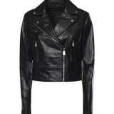 Giacca chiodo stile biker in nappa 106247 A32IZ99 PINKO 