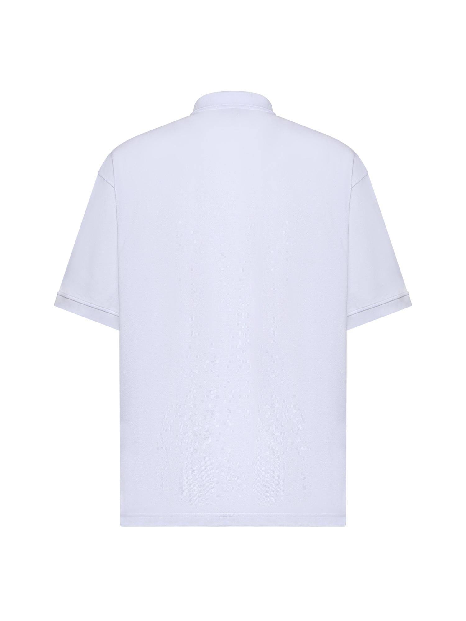 Polo con ricamo logo in piqué di cotone L1S152200001 S0039V0001 STONE ISLAND 