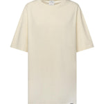 T-shirt in cotone con logo 126JTS237JS0233 0018 COURREGES 
