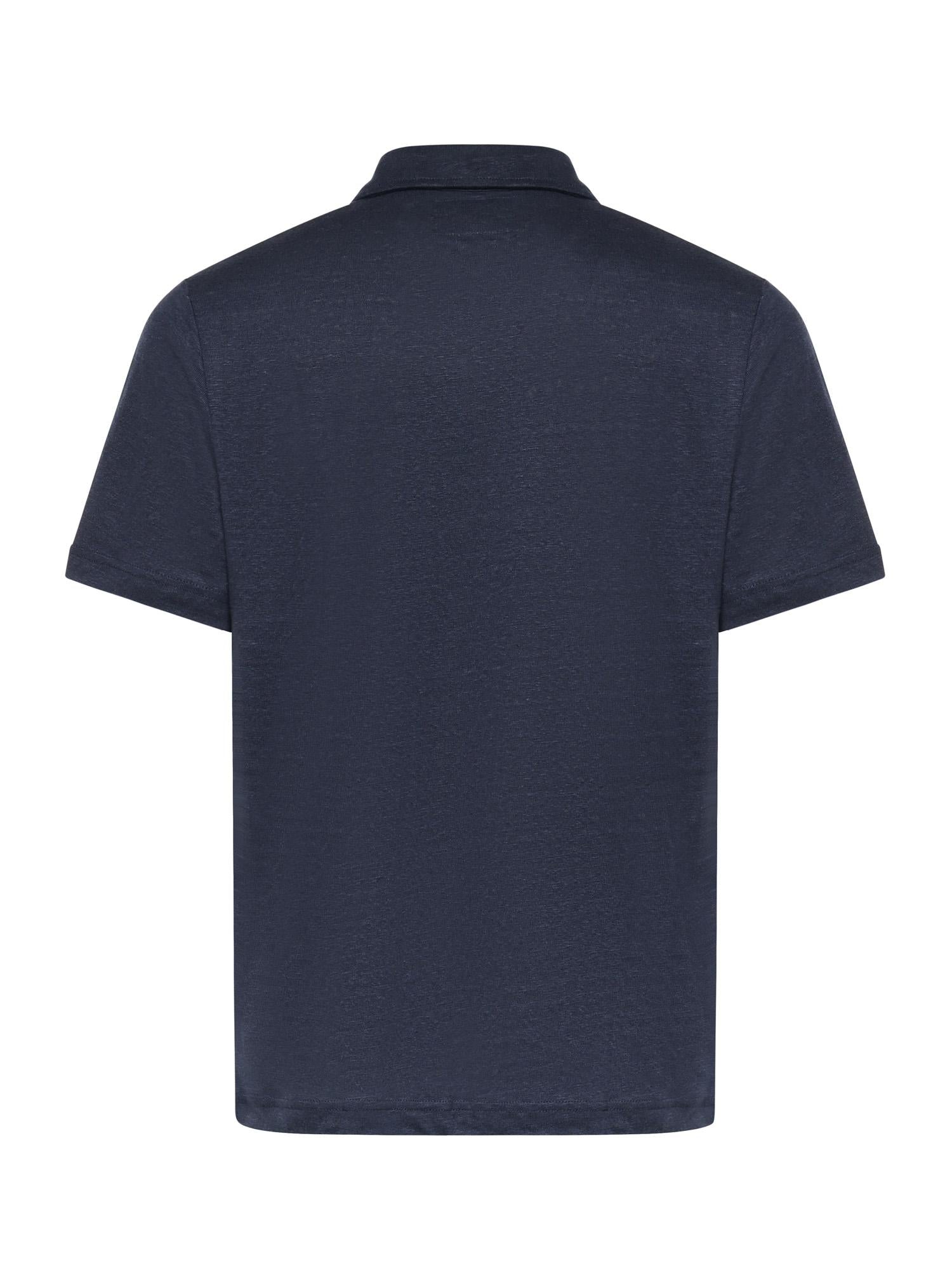Polo in lino FRS0001 00119L MC2 SAINT BARTH 