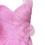 Abito Lia in seta IRS527LIA PINK NEON IRIS SERBAN 