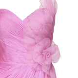 Abito Lia in seta IRS527LIA PINK NEON IRIS SERBAN 