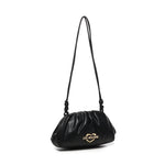 Borsa a tracolla in pelle<BR/> JC4286PP0MKK0 000 LOVE MOSCHINO 