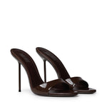 Mule Lidia in vernice PX836 XVN01PATENT BLACK PARIS TEXAS 
