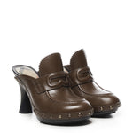 Clog Potter in pelle 8107177 C1173 BURBERRY 