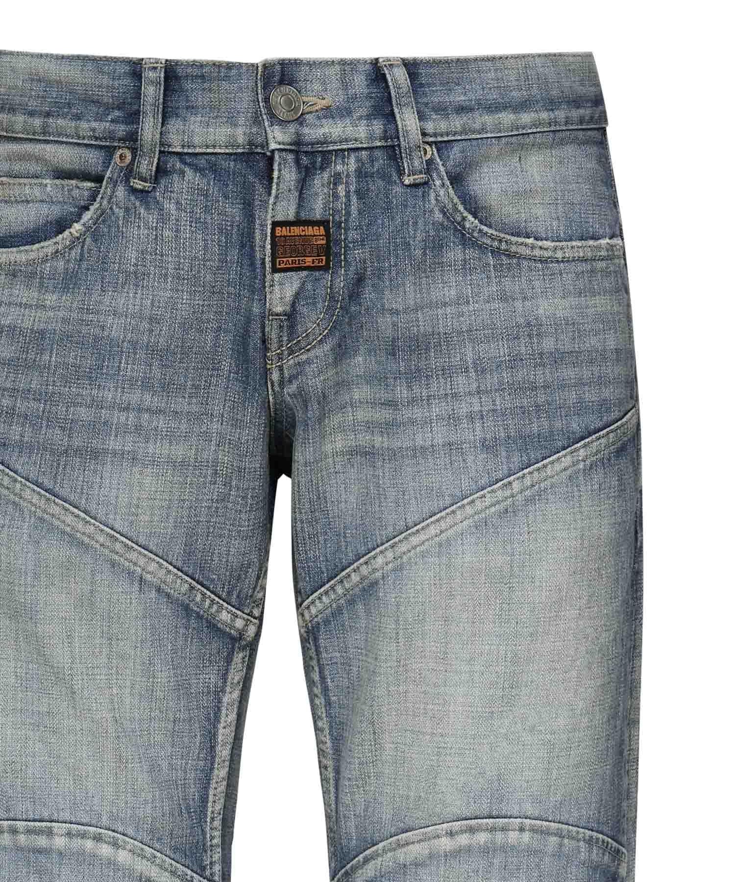 Jeans a vita bassa in denim 833433 TSW694200 BALENCIAGA 