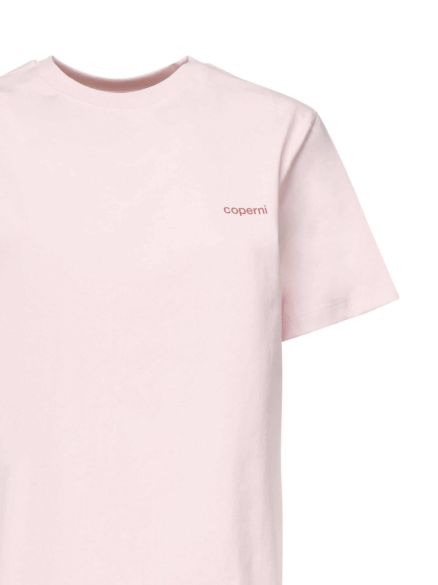 T-shirt con logo COPJS03F5036 PINK-RED COPERNI 