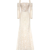Abito lungo Camellia in pizzo GLSS26DRL08  GALIA LAHAV 