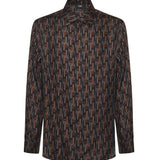Camicia in seta stampata FS1319 AVDBF1TRS FENDI 
