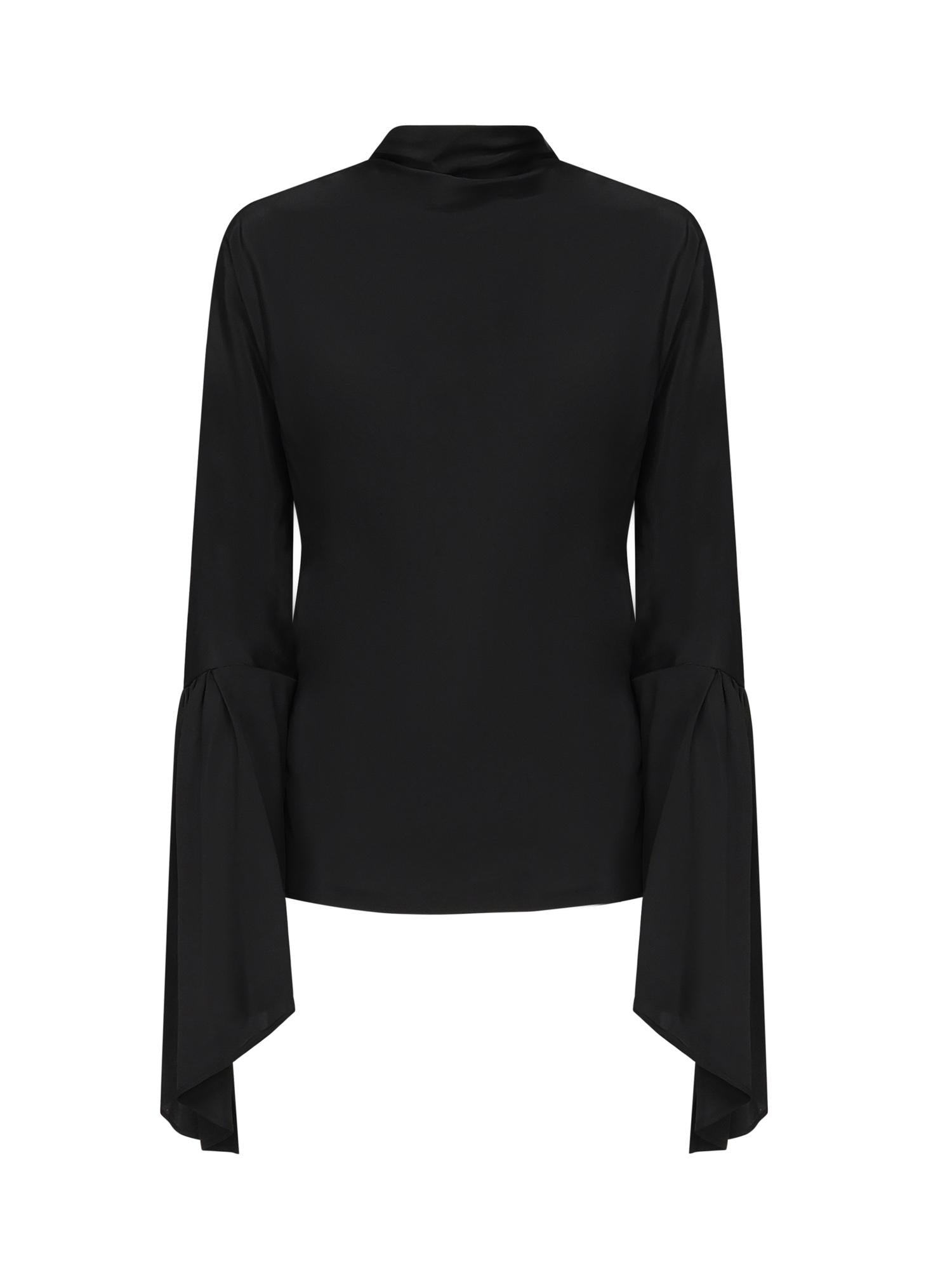 Blusa con scollo sul retro 105625 A2S9Z99 PINKO 