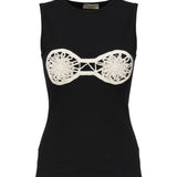 Canotta con reggiseno all'uncinetto 1715240000015  MAGDA BUTRYM 