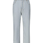 Jeans in chambray con logo FLP285 AUWXF0LQ0 FENDI 