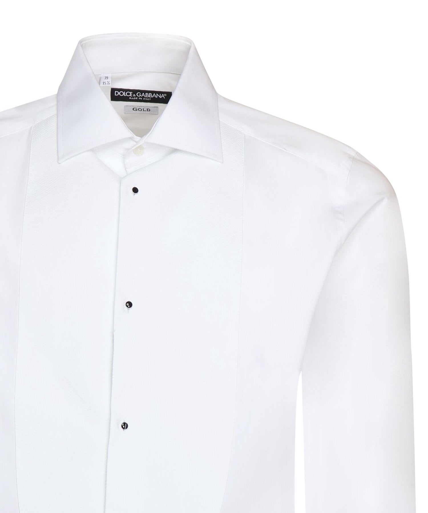 Camicia tuxedo in popeline di cotone G5EN5T FU5U8W0800 DOLCE & GABBANA 