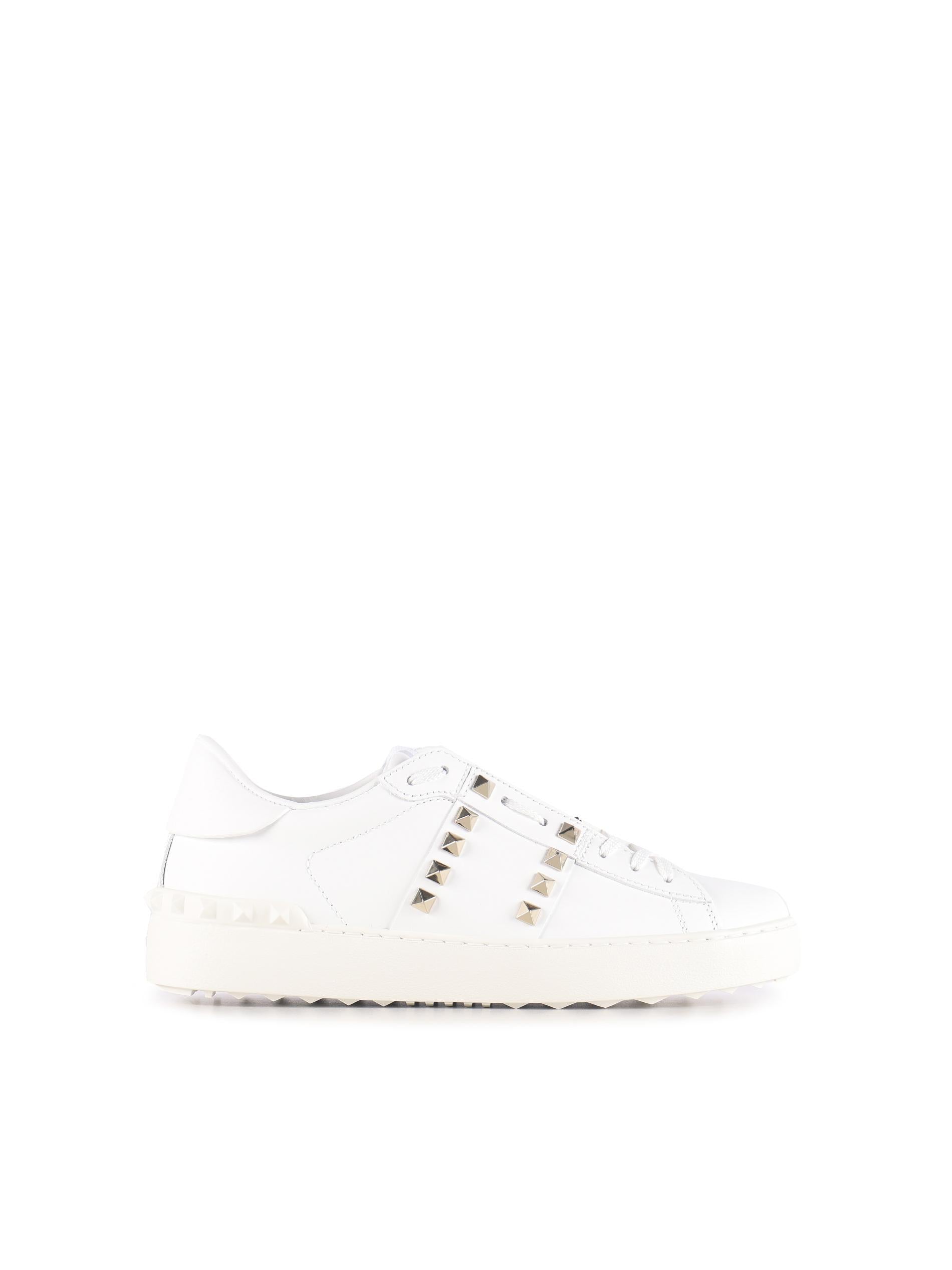Sneaker Rockstud Untitled in vitello 8W2S0A01 BHS0BO VALENTINO GARAVANI 