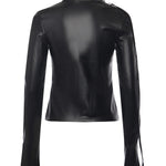 Top biker con zip 325CT0436PU0049 9999 COURREGES 