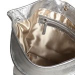 Borsa a spalla in pelle effetto metallizzato BIBP9ZI01M 040 BIASIA 
