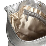 Borsa a spalla in pelle effetto metallizzato BIBP9ZI01M 040 BIASIA 