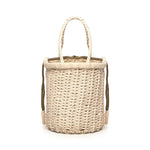 Borsa a secchiello "Lina mini" in pelle 8704 NATURAL DRAGON DIFFUSION 