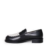 Mocassini in pelle di vitello con perle S0776 30CLFB02 MACH & MACH 