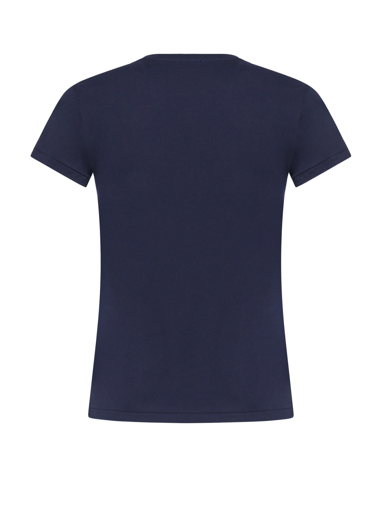 T-shirt in cotone con logo 211B14605 031 POLO RALPH LAUREN 