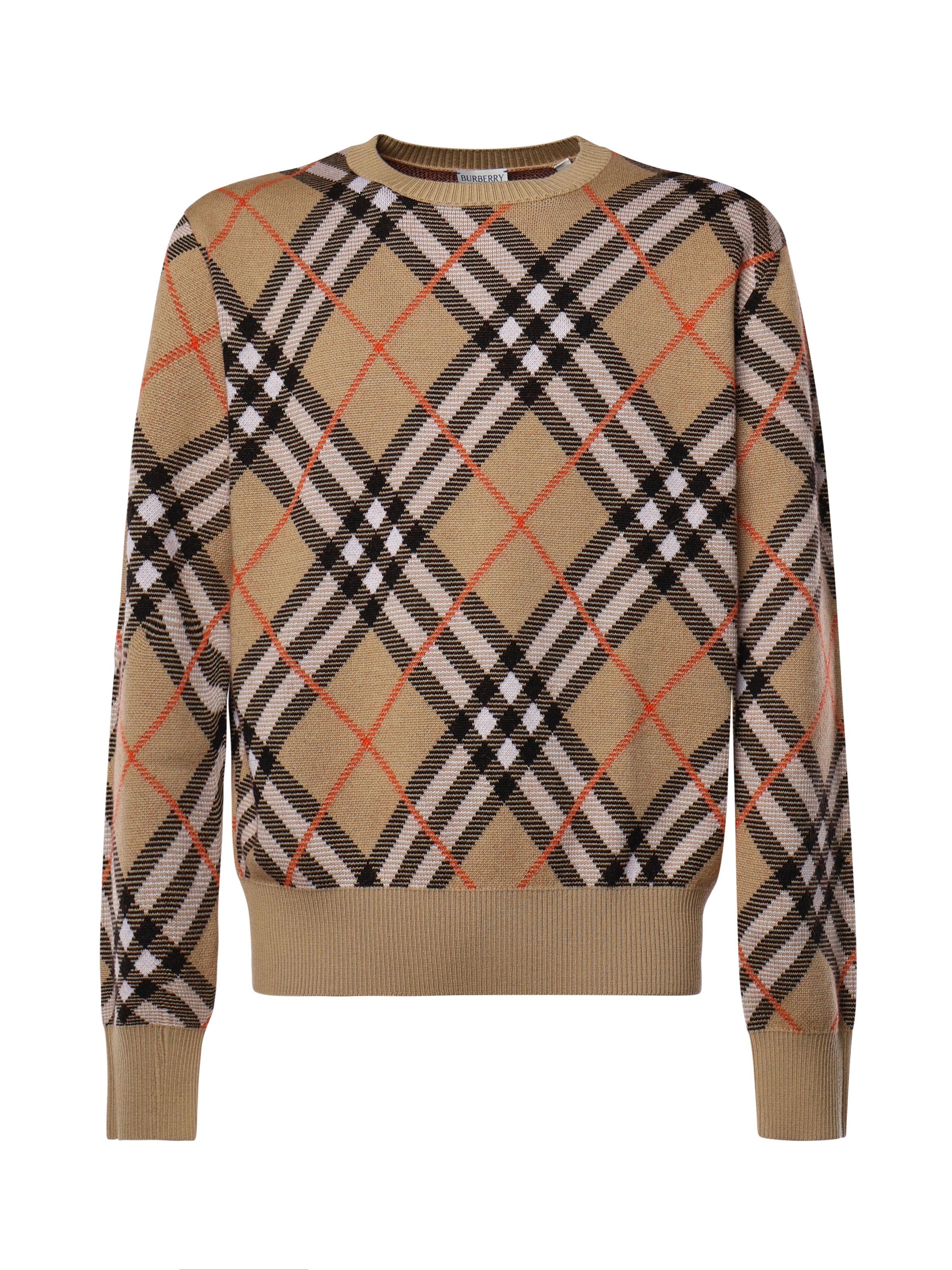 Maglioncino in lana Vintage check 8093497 B9368 BURBERRY 