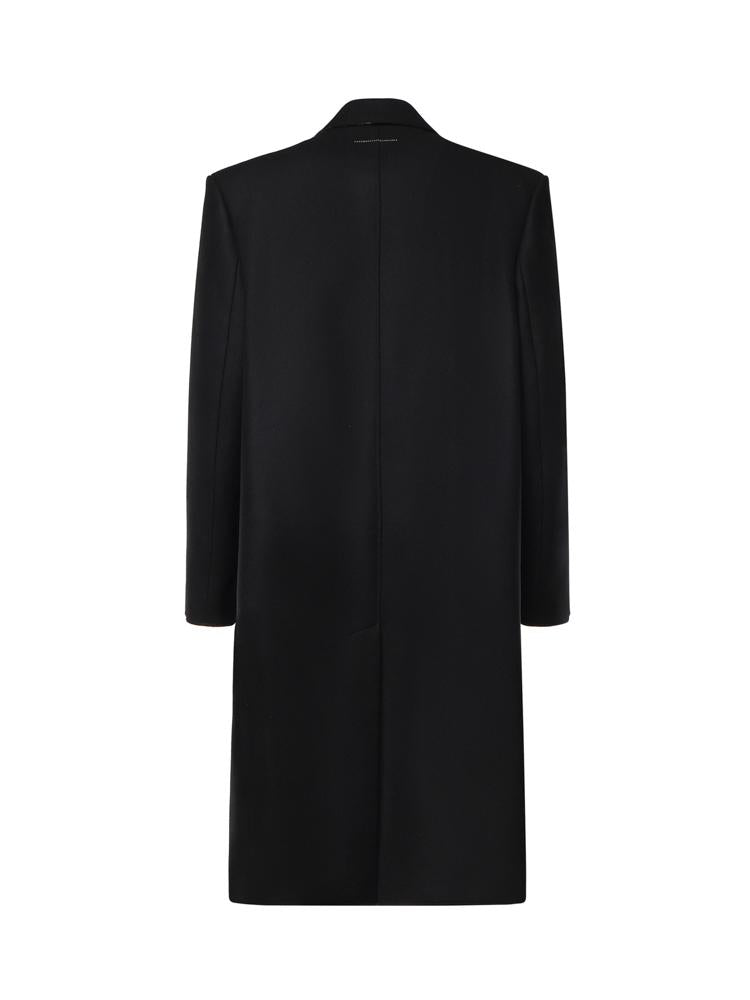 Cappotto monopetto in feltro di lana SH0AA0027 S52207900 MM6 Maison Margiela 