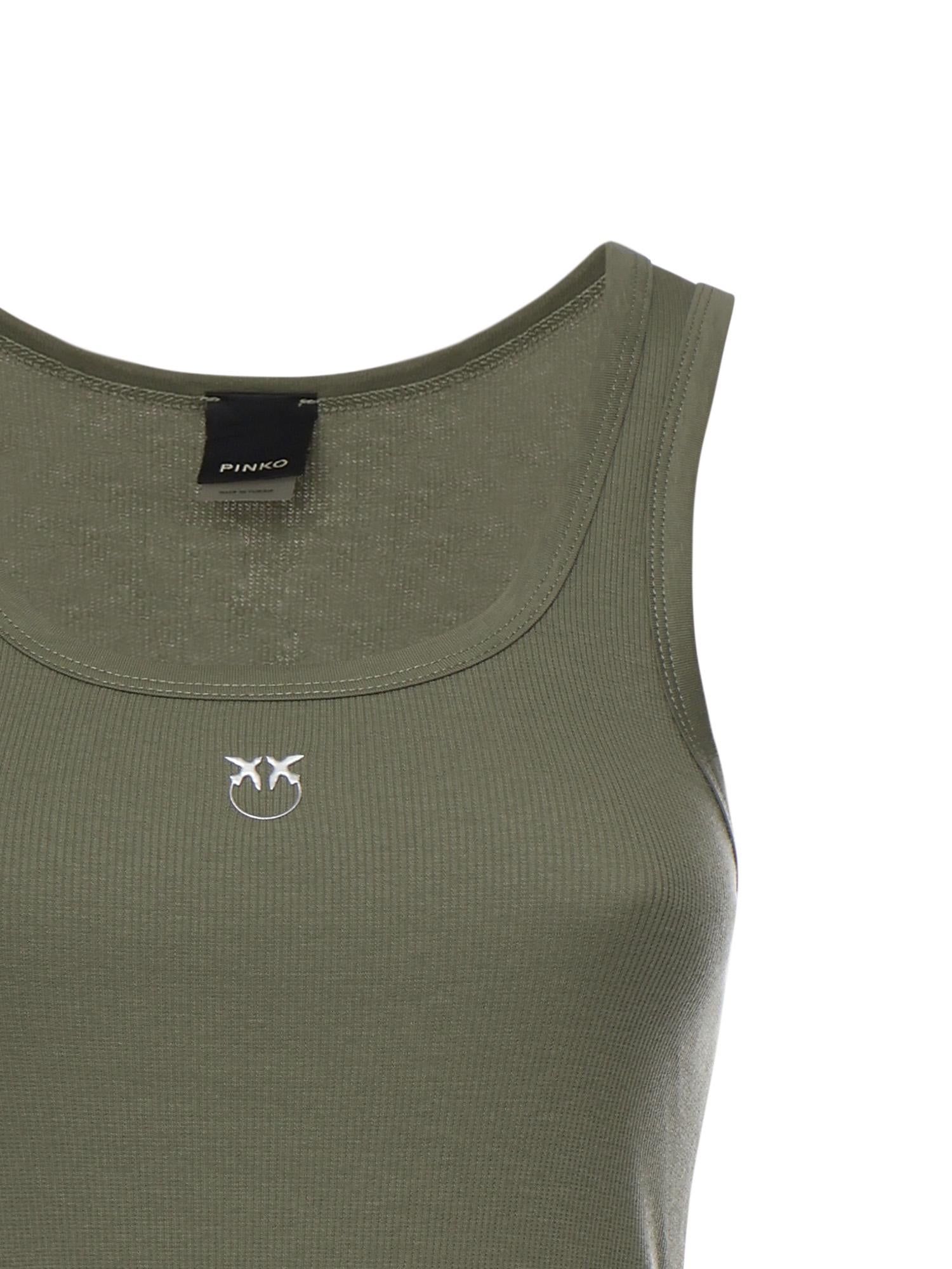 Canotta con logo Love Birds 100807 A338U84 PINKO 