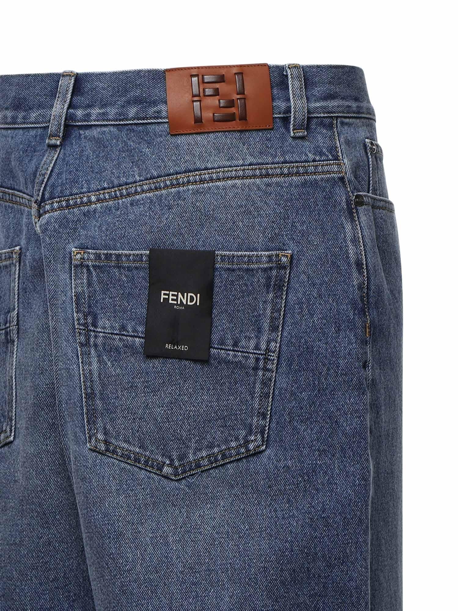 Jeans in denim FLP345 B15DF0UV2 FENDI 