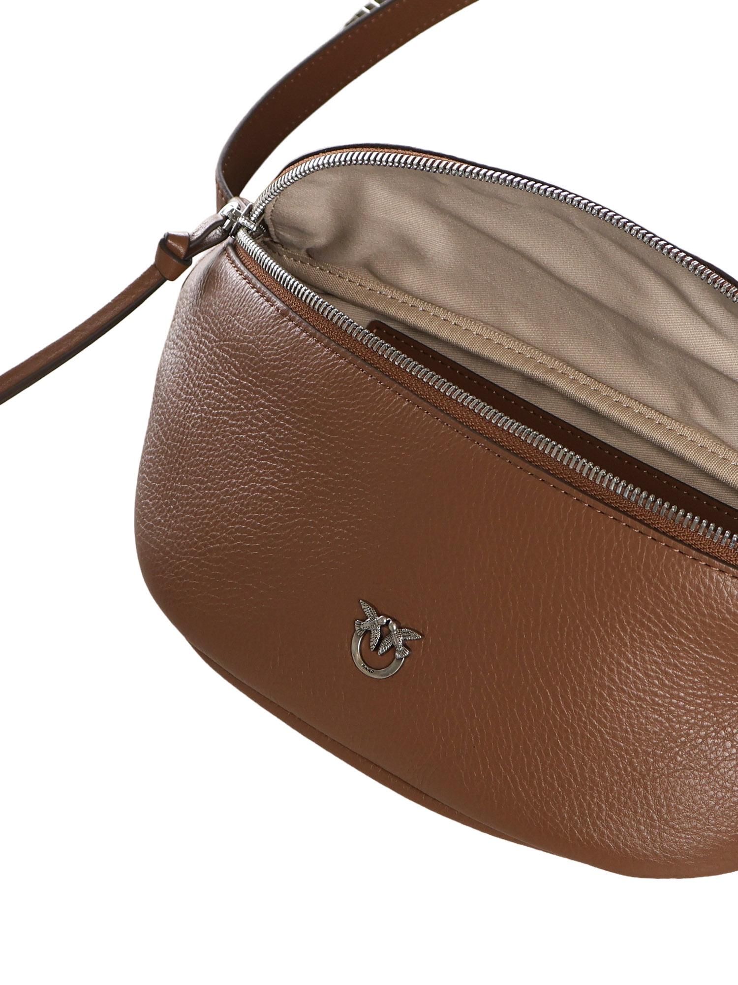 Marsupio in pelle new biker 106724 A2JGL17O PINKO 