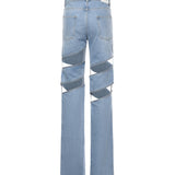 Jeans Spiral in denim COPP169F2054 BLU COPERNI 