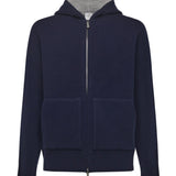 Felpa con zip in lana L76MAGL69MAG0L027 11-14 ELEVENTY 