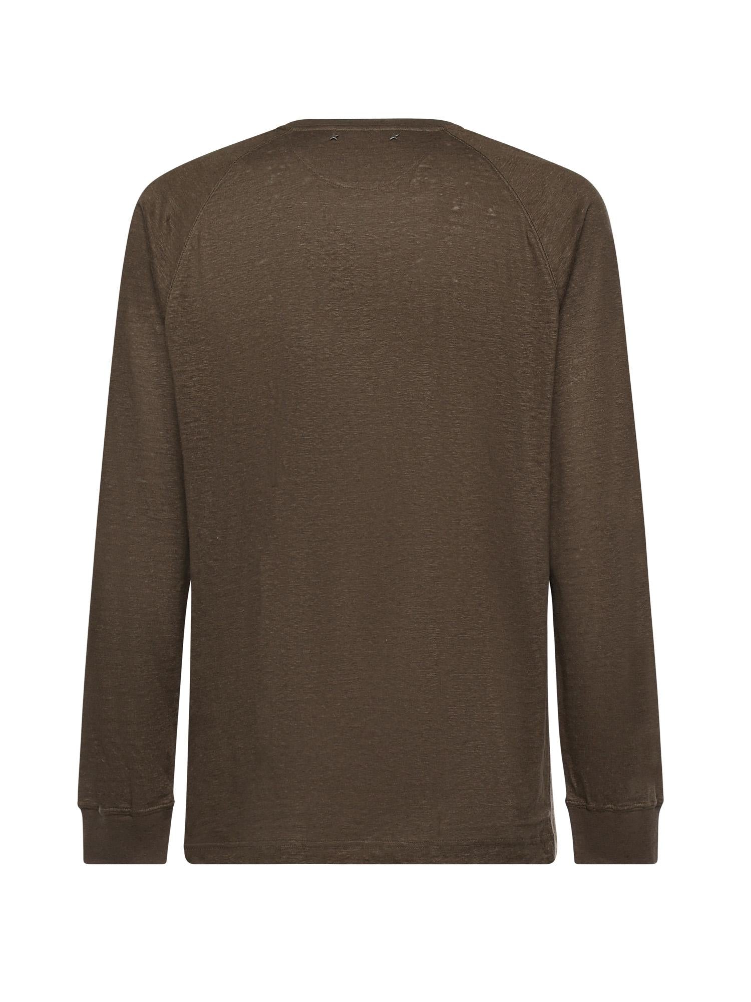 Maglia in jersey di lino GMP02013 P00237460545 GOLDEN GOOSE 