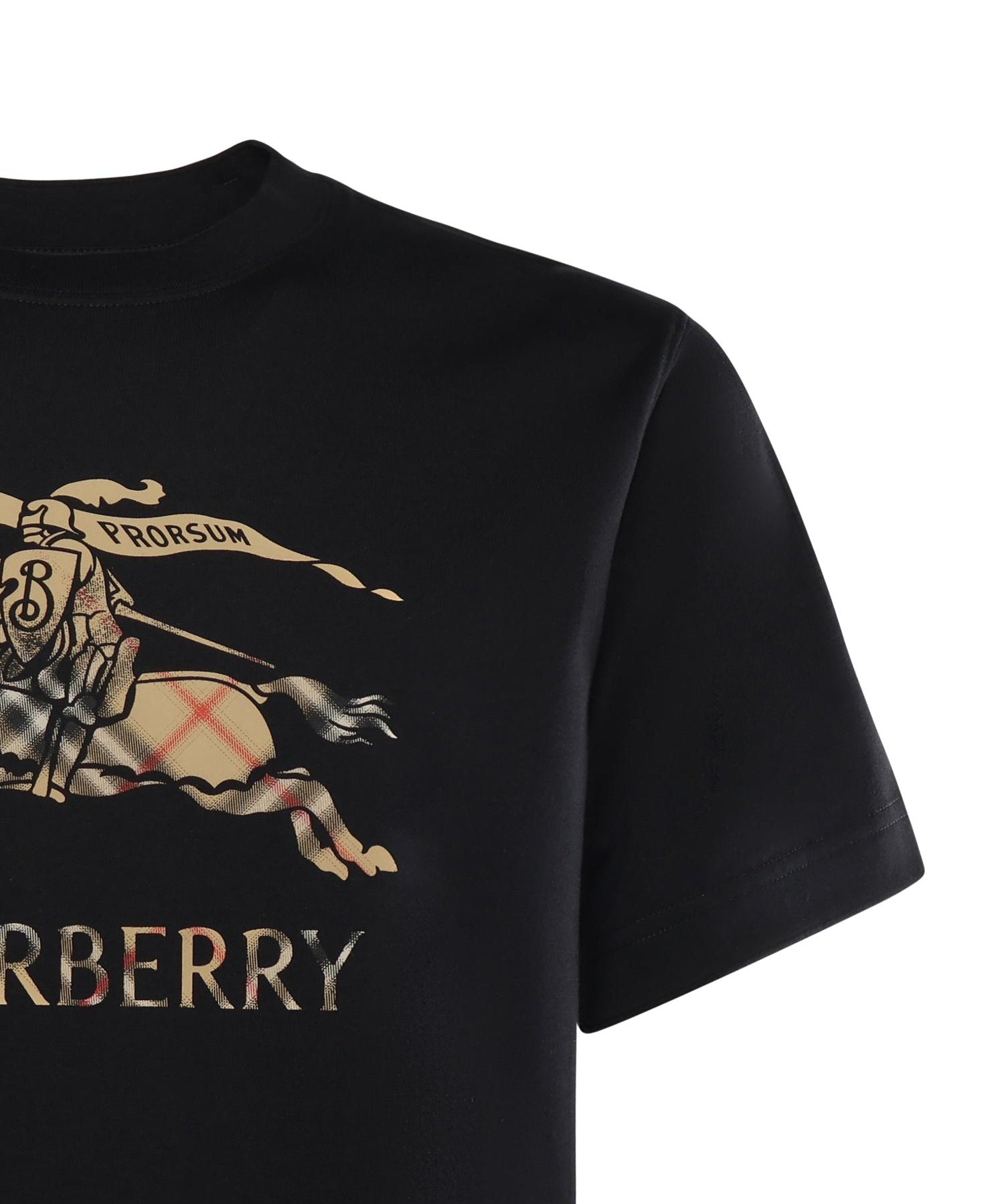 T-shirt in cotone con EKD sfumato 8119013 A1189 BURBERRY 