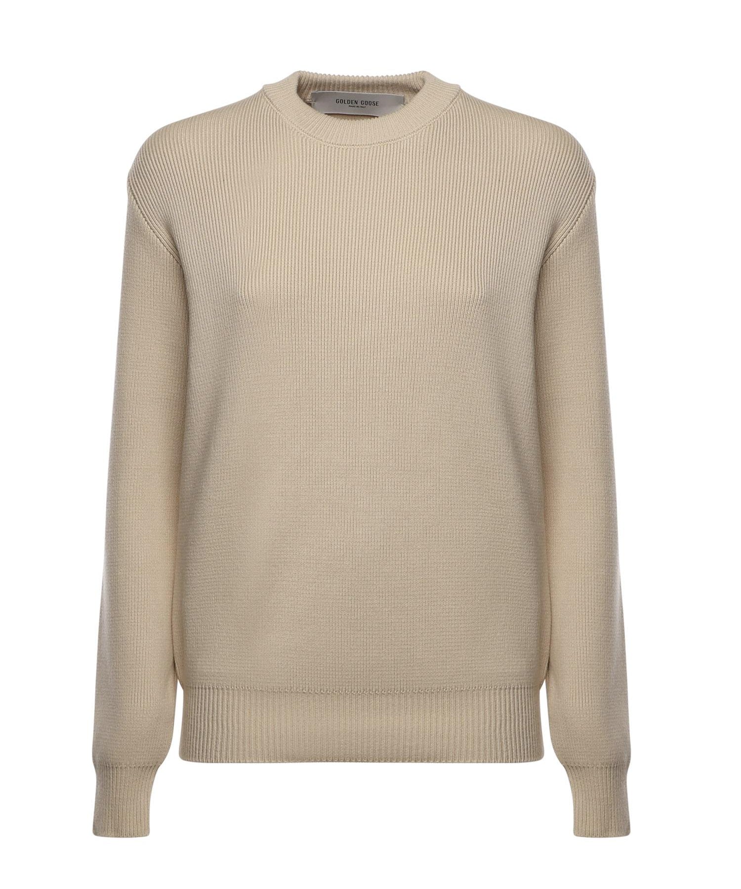 Maglione con logo GWP00951 P00197255550 GOLDEN GOOSE 